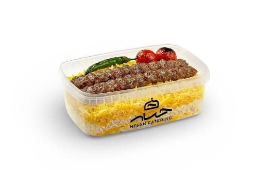 چلو کباب کوبیده دوسیخ